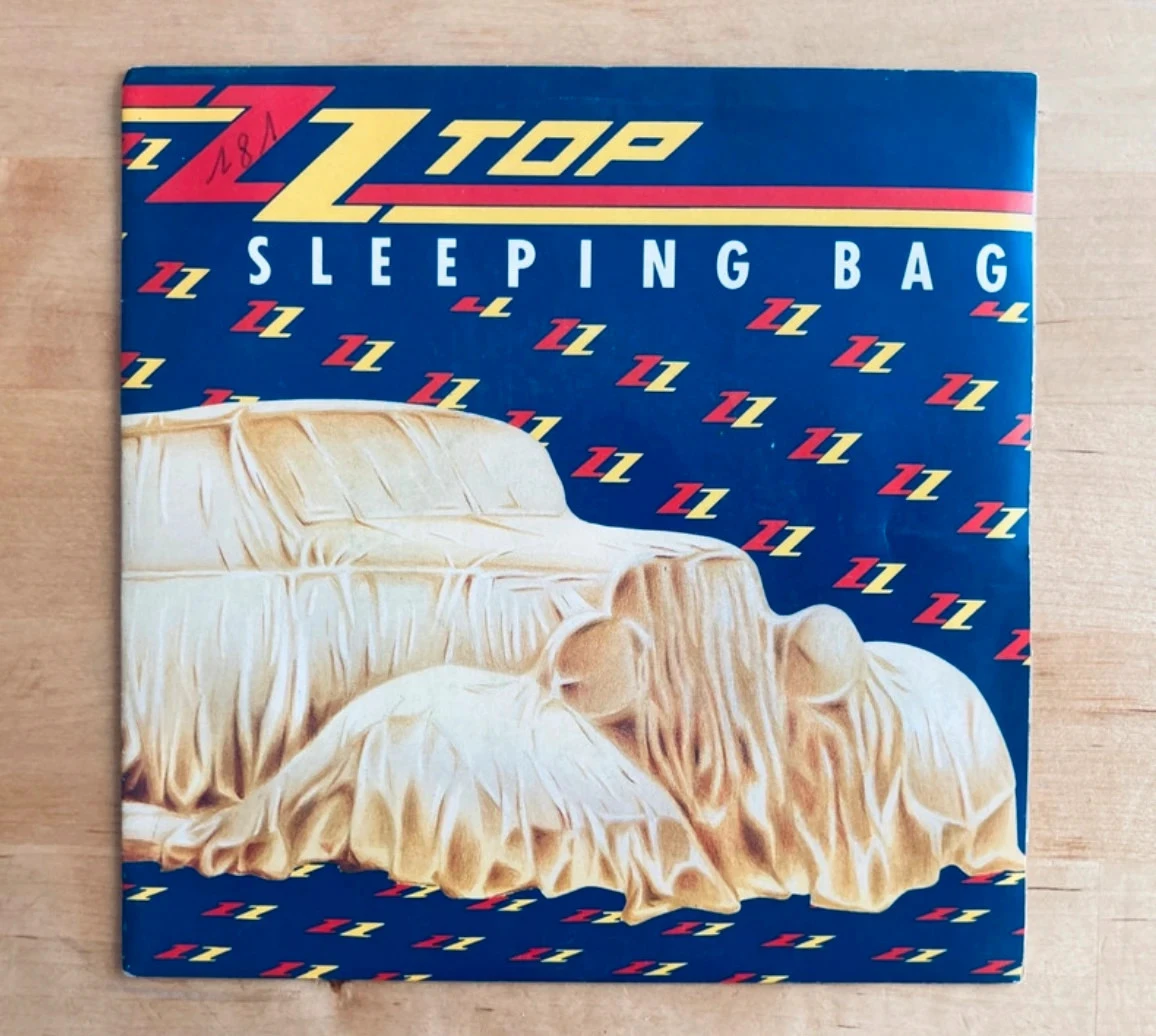 Disque vinyle 45T ZZ Top Sleeping Bag.